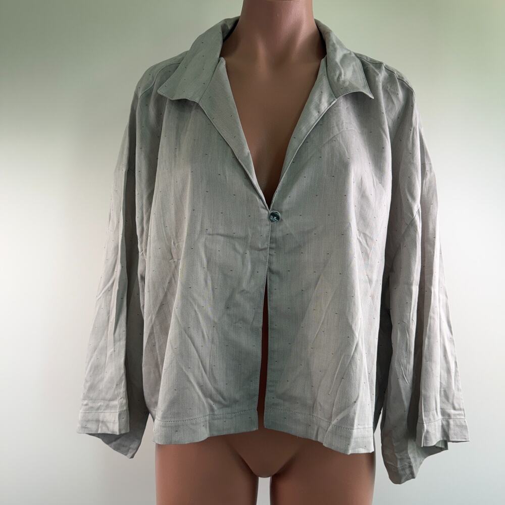 Victoria's Secret Cotton Modal 3/4 Sleeve V-Neck PJ Top Stone Gray Size XXL NWT
